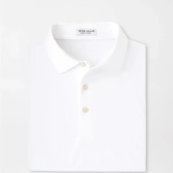 PETER MILLAR men’s Crown Sport Solid Performance Jersey Polo Polos